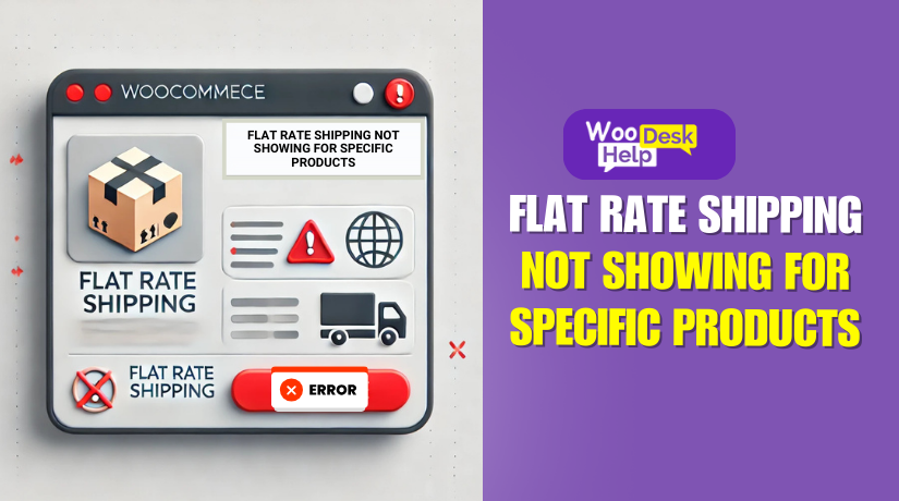 Flat Rate Shipping Not Showing for Specific Products: Causes & Fixes