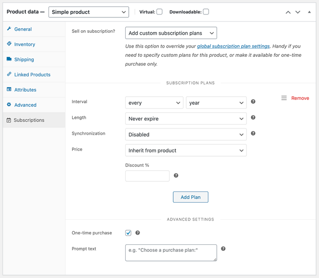 All Products for WooCommerce Subscriptions