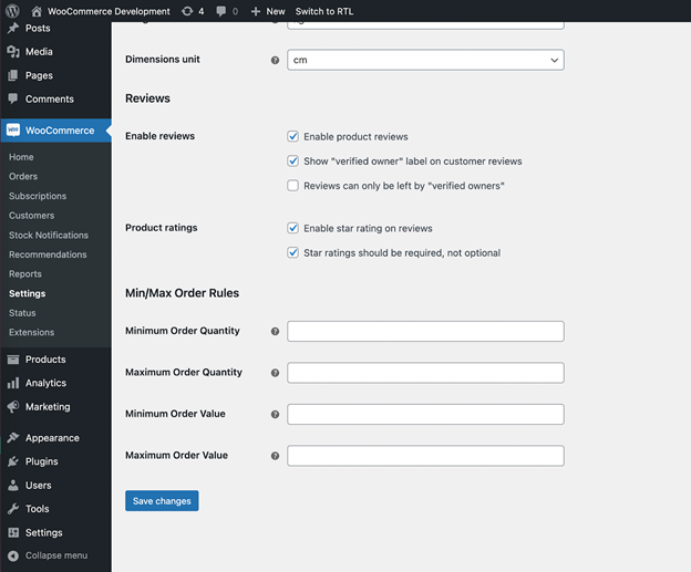 Order-Level Quantity & Value Restrictions