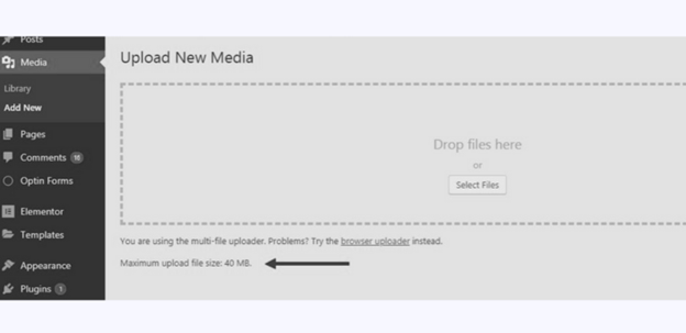Upload new Media