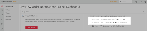 My New Order Notification