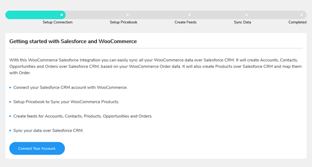 Salesforce and woocommerce