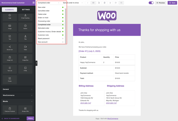 Thanks for shipping with us