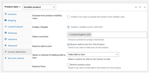 Use Product-Level Settings