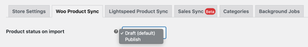 Woo product sync