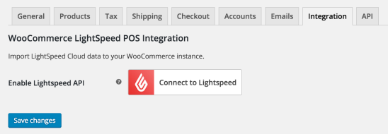 Woocommerce lightspeed