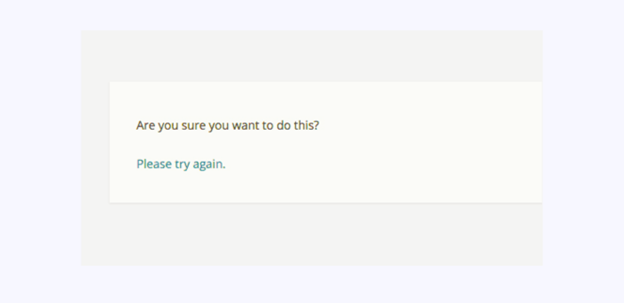 Are You Sure You Want to Do This Error in WordPress