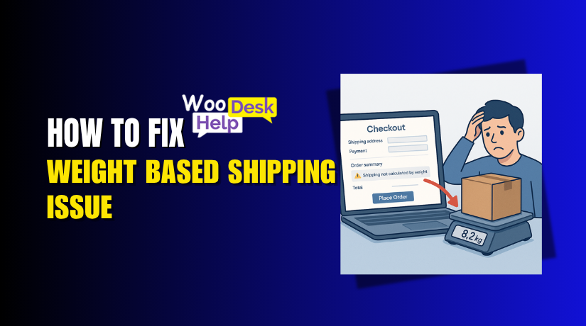 How to Fix Weight Based Shipping Issue in WooCommerce