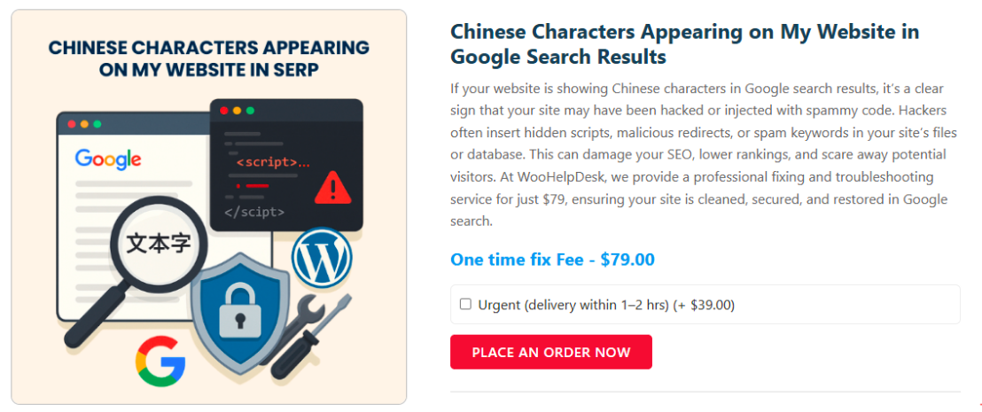 Fix Chinese and Japanese Text on Google Search Results