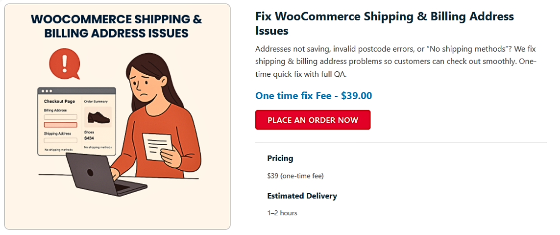 WooCommerce Shipping & Billing Address Issues