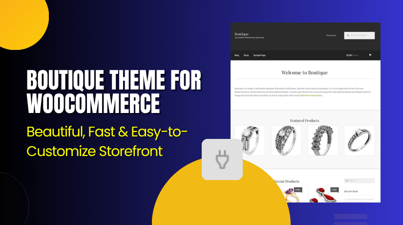Boutique Theme for WooCommerce – Beautiful, Fast & Easy-to-Customize Storefront