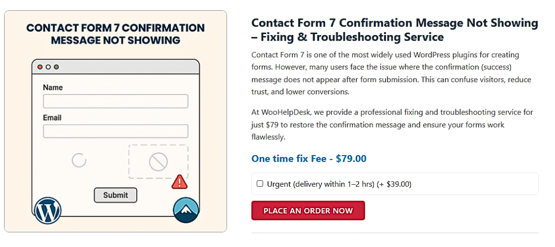 Contact Form 7 Confirmation Message Not Showing