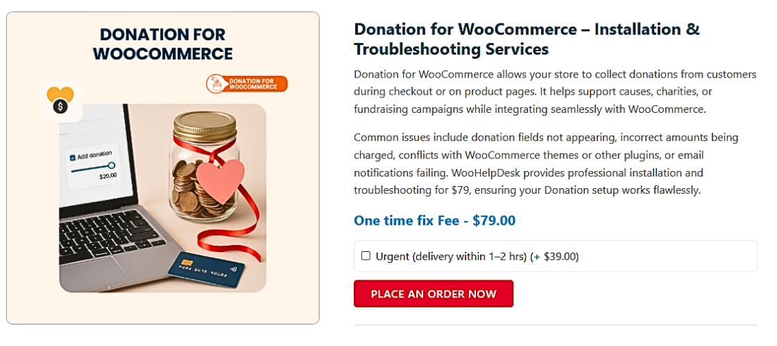Donation for WooCommerce