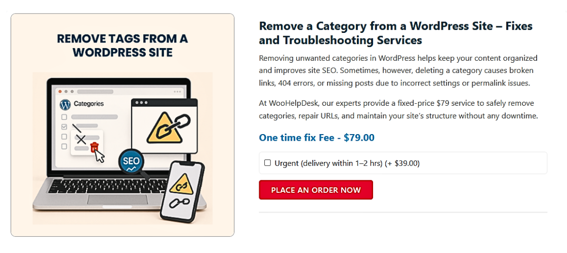 Re Remove a Category from a WordPress Site