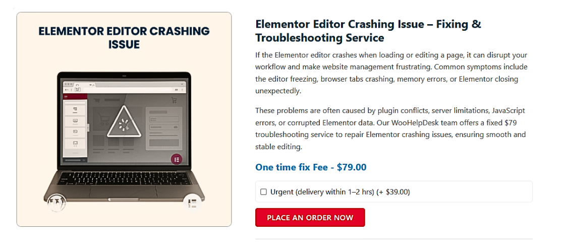 Fixing Elementor Editor Crashing Issue