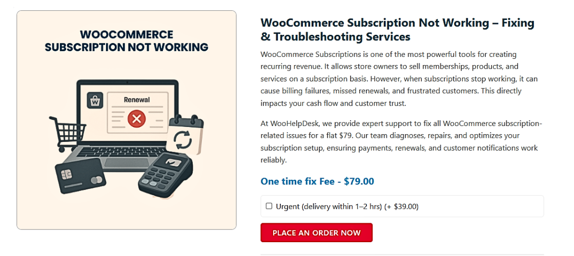 Fixing WooCommerce Subscription Not Working