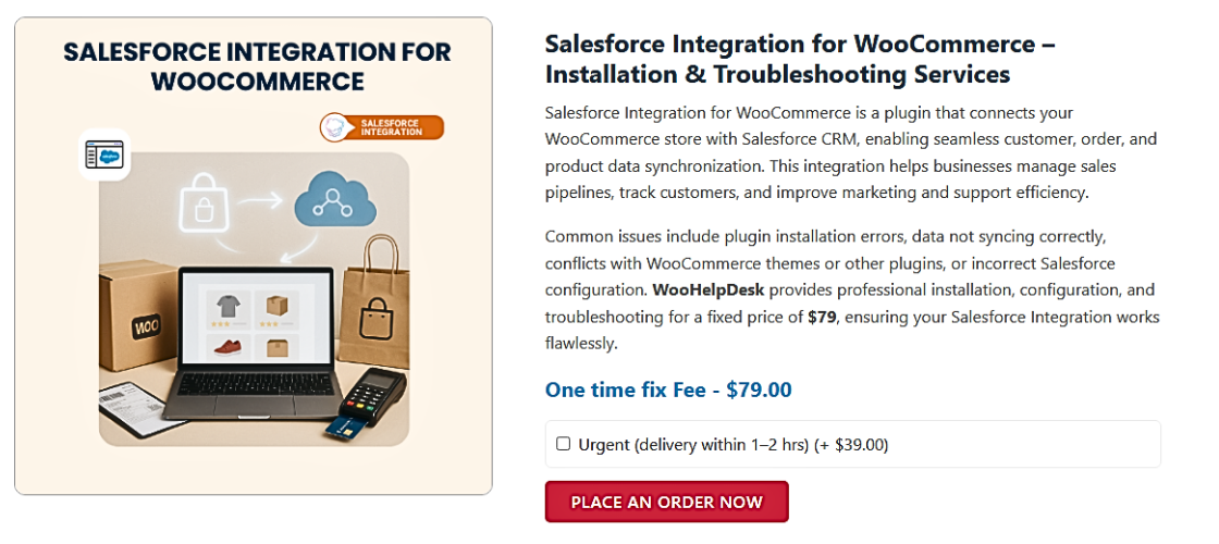 Salesforce Integration for WooCommerce