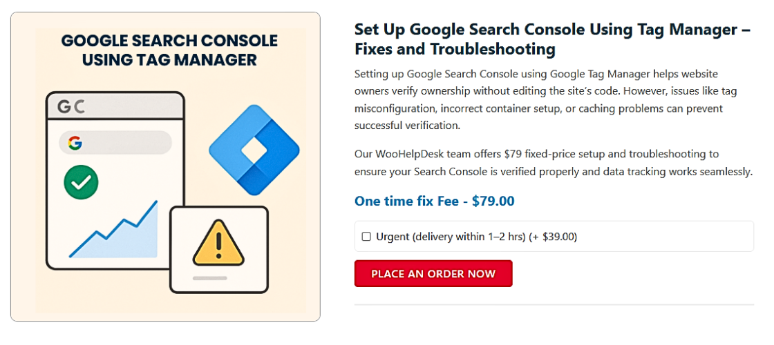 Set Up Google Search Console Using Tag Manager