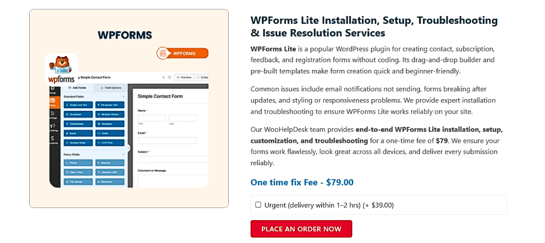 WPForms Lite Installation Setup Issue 