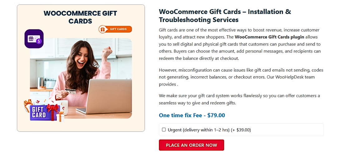 WooCommerce Gift Cards