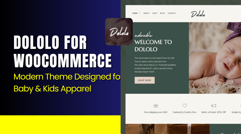 Dololo for WooCommerce – Modern Theme Designed for Baby & Kids Apparel