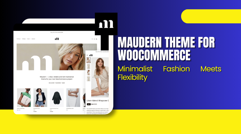 Maudern Theme for WooCommerce – Minimalist Fashion Meets Flexibility