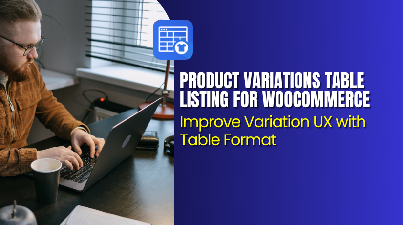 Product Variations Table Listing for WooCommerce – Improve Variation UX with Table Format