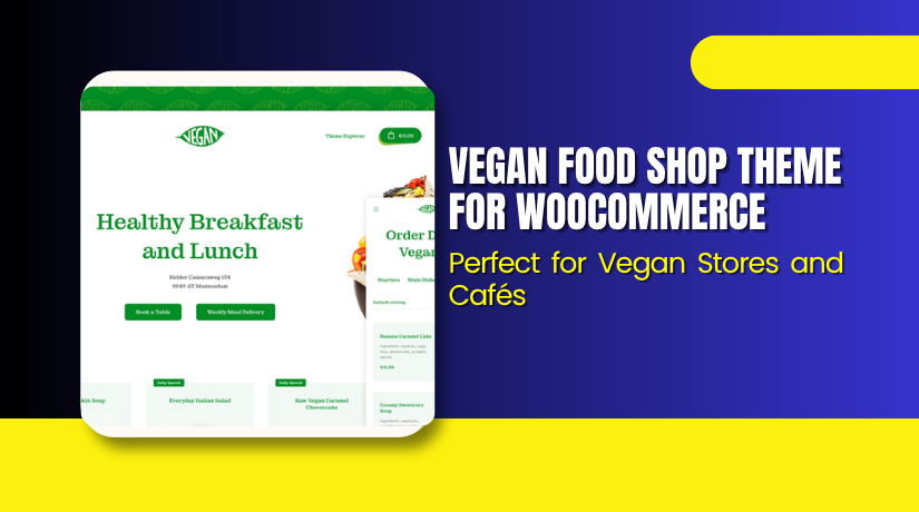 Vegan Food Shop Theme for WooCommerce – Perfect for Vegan Stores and Cafés
