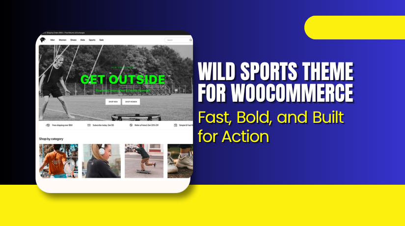 Wild Sports Theme for WooCommerce – Fast, Bold, and Built for Action