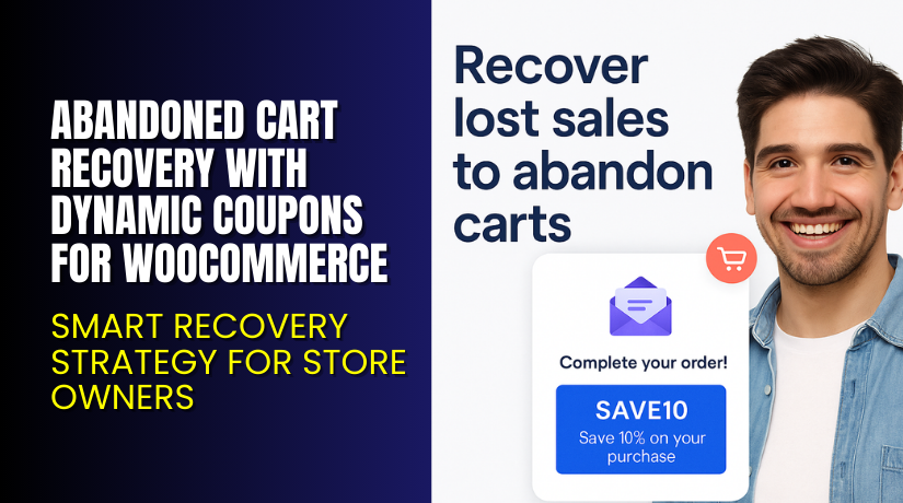 Abandoned Cart Recovery with Dynamic Coupons for WooCommerce – Smart Recovery Strategy for Store Owners