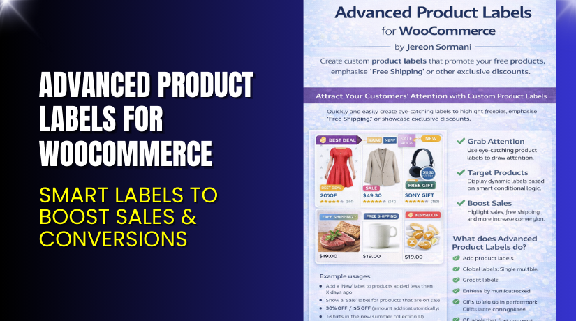Advanced Product Labels for WooCommerce – Smart Labels to Boost Sales & Conversions