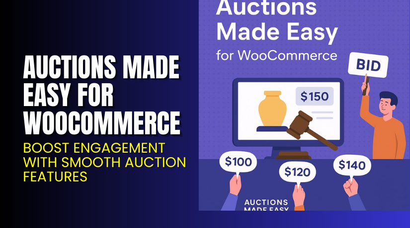 Auctions Made Easy for WooCommerce – Boost Engagement with Smooth Auction Features