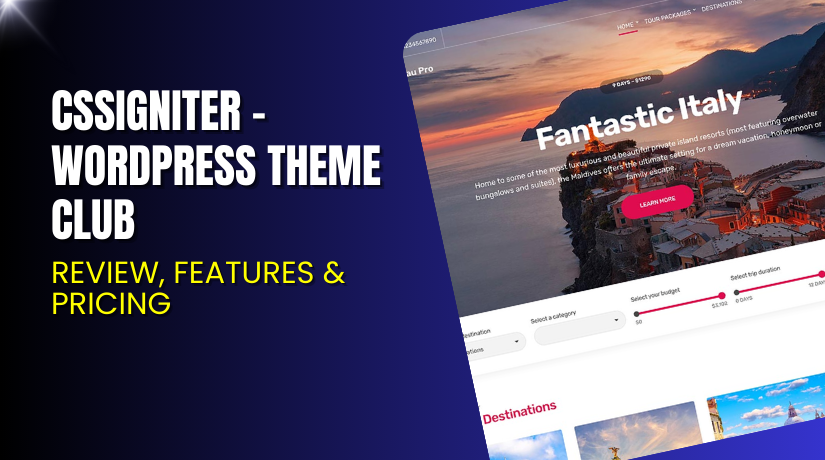 CSSIgniter – WordPress Theme Club Review, Features & Pricing