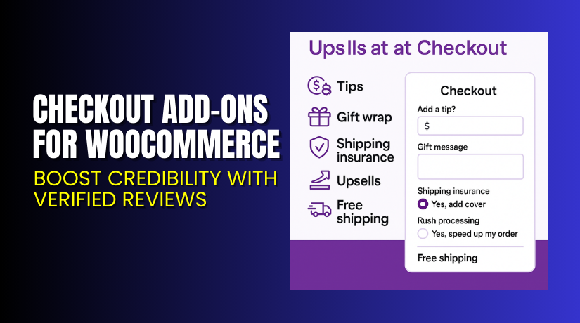 Checkout Add-Ons for WooCommerce – Boost Order Value with Custom Fields