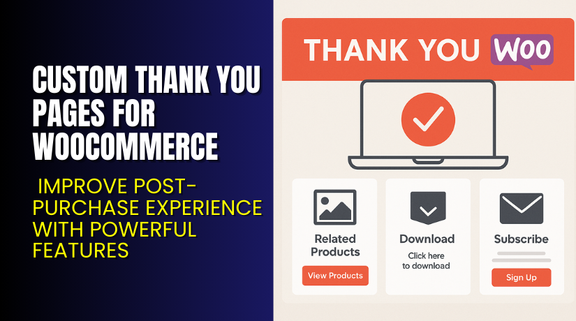 Custom Thank You Pages for WooCommerce – Improve Post-Purchase Experience with Powerful Features