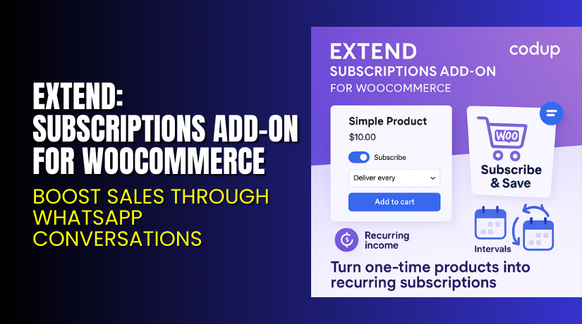 Extend: Subscriptions Add-On for WooCommerce – Reliable Tool for Easy Subscription Management
