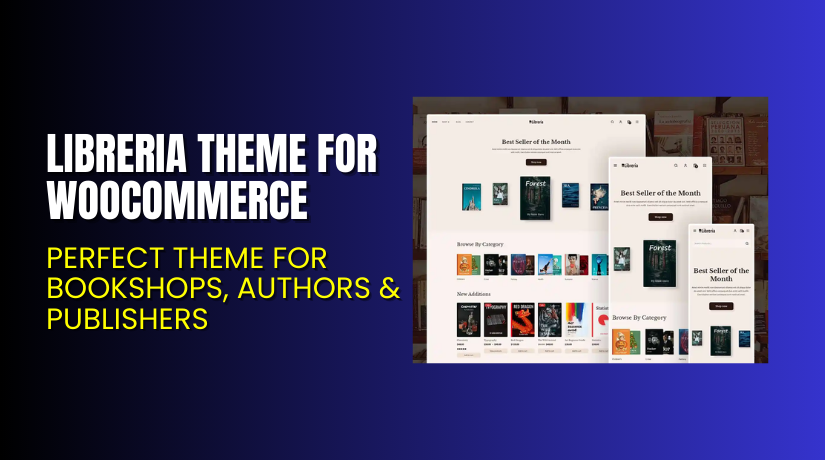 Libreria Theme for WooCommerce – Perfect Theme for Bookshops, Authors & Publishers