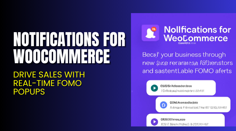 Notifications for WooCommerce – Drive Sales with Real-Time FOMO Popups