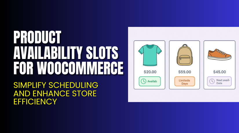 Product Availability Slots for WooCommerce – Simplify Scheduling and Enhance Store Efficiency
