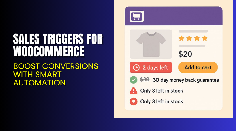 Sales Triggers for WooCommerce – Boost Conversions with Smart Automation