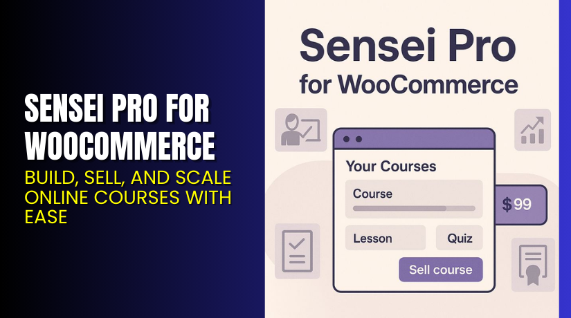 Sensei Pro for WooCommerce – Build, Sell, and Scale Online Courses with Ease