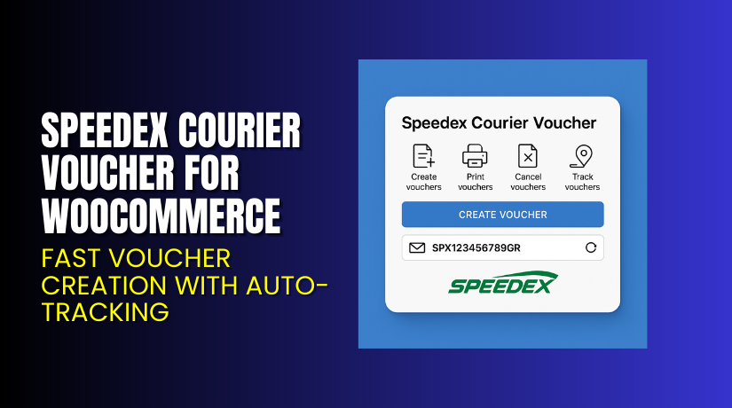 Speedex Courier Voucher for WooCommerce – Fast Voucher Creation with Auto-Tracking