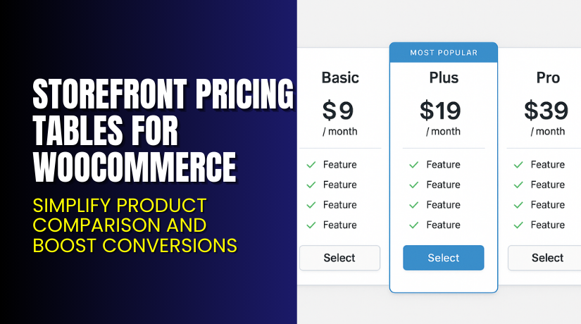 Storefront Pricing Tables for WooCommerce – Simplify Product Comparison and Boost Conversions