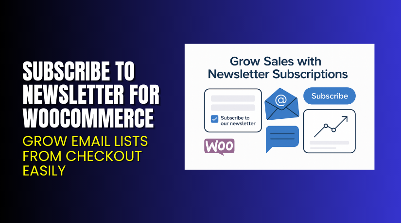 Subscribe to Newsletter for WooCommerce – Grow Email Lists from Checkout Easily
