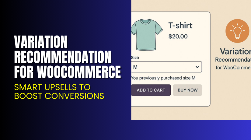 Variation Recommendation for WooCommerce – Smart Upsells to Boost Conversions