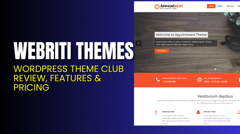 Webriti Themes – WordPress Theme Club Review, Features & Pricing