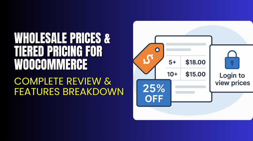 Wholesale Prices & Tiered Pricing for WooCommerce – Complete Review & Features Breakdown