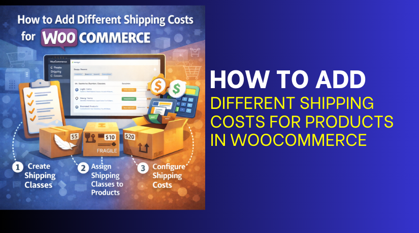 How to Add Different Shipping Costs for Products in WooCommerce