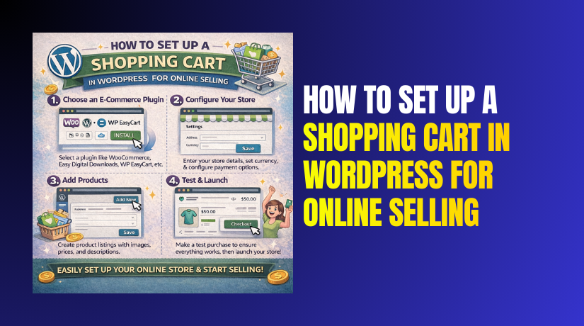 How to Set Up a Shopping Cart in WordPress for Online Selling