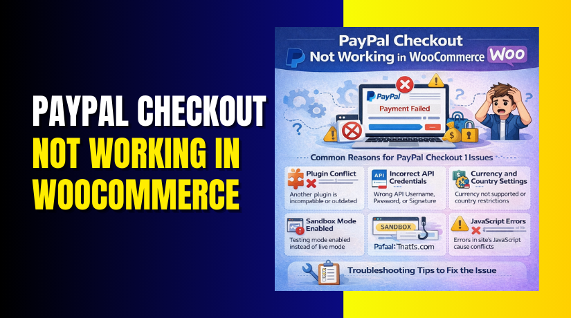 PayPal Checkout Not Working in WooCommerce? Causes and Fixes Explained
